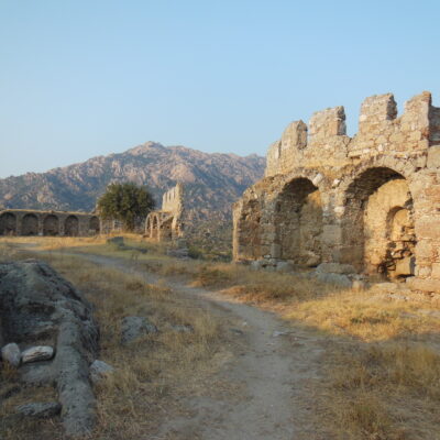 The ruins of a Byzantine fortress just outside Kapıkırı