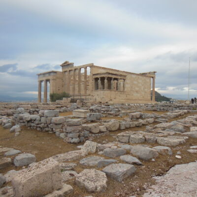 The south (Caryatid) portico of the Erechtheion