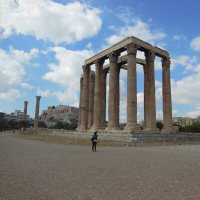 The Acropolis, as seen from the Temple of Olympian Zeus