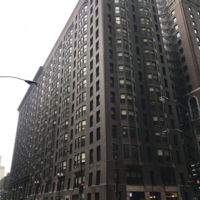 The Monadnock Building from across Dearborn