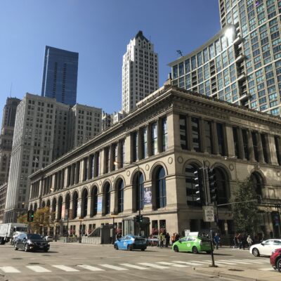 The Chicago Cultural Center, formerly the city's main public library